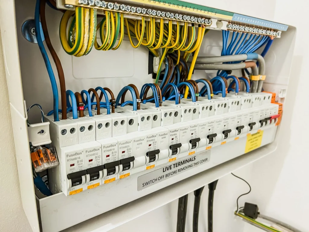 Electrical consumer unit installation by JRA Electrical SW